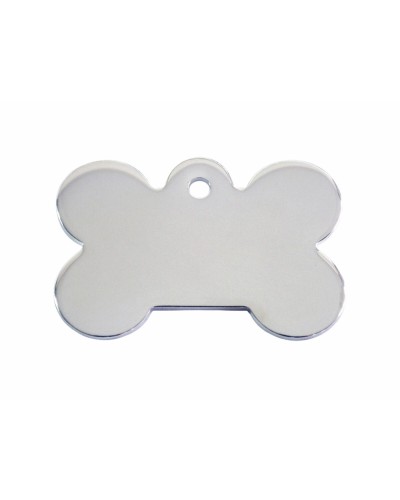 Silver Bone Imarc Pet ID Tag
