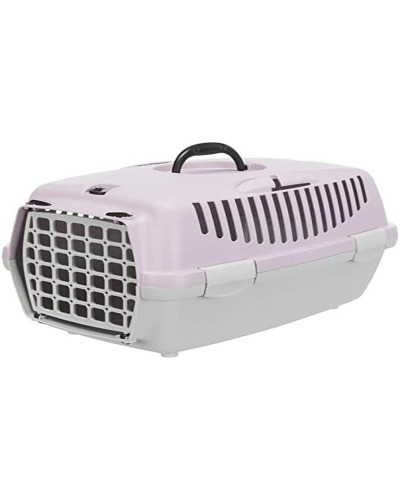 Transportín para Animales Trixie Capri Lila, Gris Claro - Medidas: 32 x 31 x 48 cm
