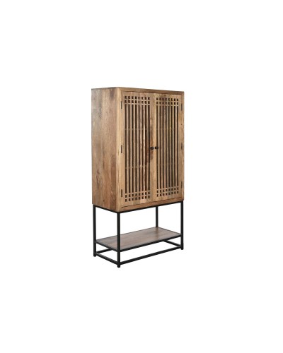 Armoire DKD Home Decor Bois de Manguier, 80x40x160 cm, Style Moderne pour Chambre à Coucher
