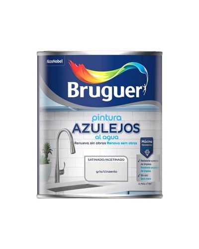 Verf Bruguer Grijs 750 ml Tegels