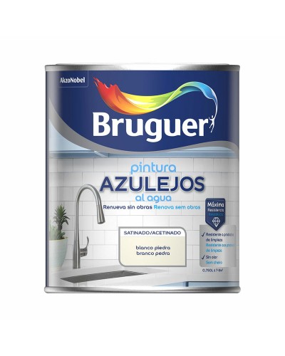 Bruguer Tile and Tile Paint | White/Grey | 750 ml | Interior Renovation
