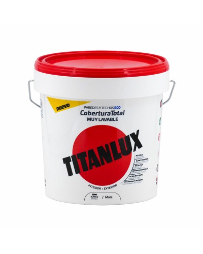 Tinta Plastica Titanlux Bianco 750ml Interno/Esterno