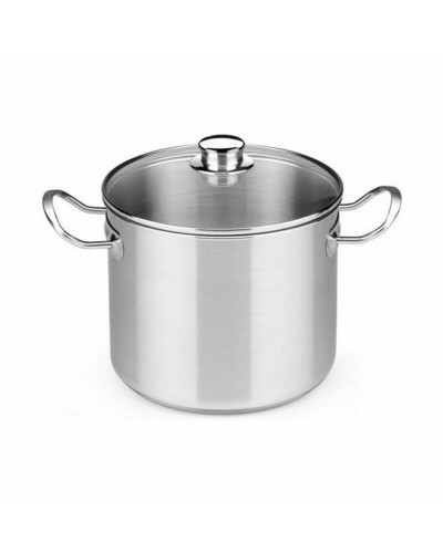 BRA Pot Ø 30 cm with Glass Lid | 18/10 Stainless Steel
