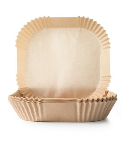 Ibili Papier Friteuse à Air 20cm - Antiadhésif, Perforé - 50 Pièces
