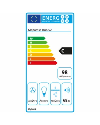 Conventionele Afzuigkap Mepamsa 52 cm