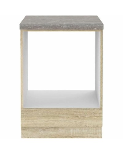 Meuble Four Lassen Chêne - Base de Cuisine 60cm - Porte & Étagère - Gain de Place
