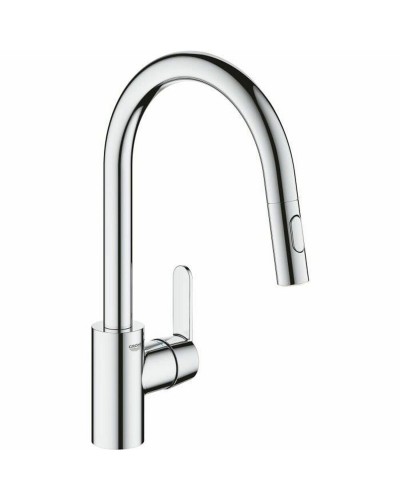 Grohe Eurosmart Mitigeur Monocommande Cuisine, Chrome, Bec Haut Orientable
