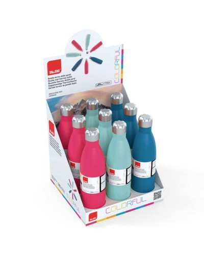 Ibili Bottiglia Acqua 750ml Acciaio Inox - Termica, Sport, Viaggio
