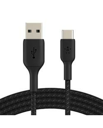 Belkin USB-A-zu-USB-C-Kabel 2m Schwarz - Schnellladung und Datenübertragung
