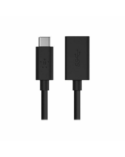 Belkin USB-C to USB Cable Black - 14cm - Charging & Data Transfer
