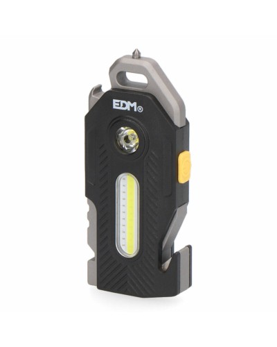 Lampe Torche LED Multifonction EDM 6-en-1 (400lm) 7W + 2.5W - Camping & Travaux
