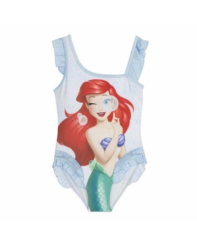 Maillot de Bain Fille Disney Princess Bleu Azur Lilas - Plage et Piscine

