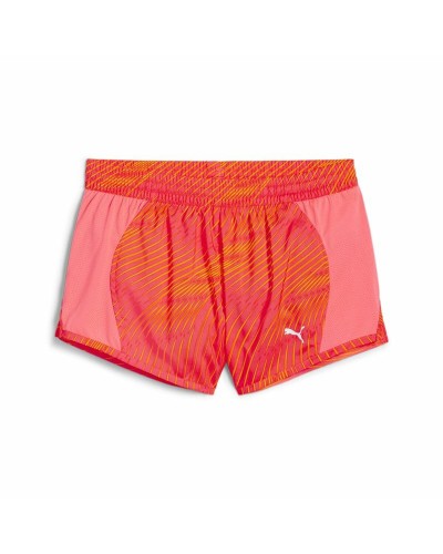 Puma Run Favorite AOP Velocity 3" - Laufshorts für Damen - Rot, Leicht
