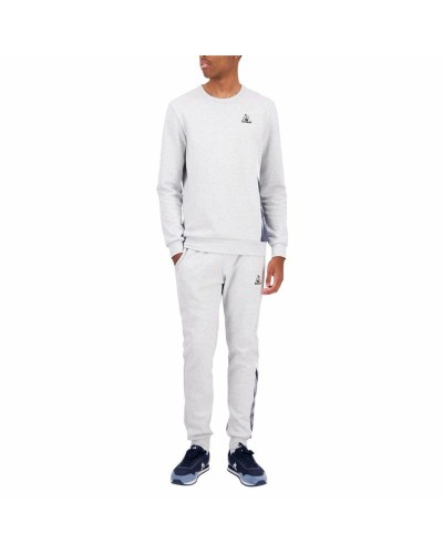 Le Coq Sportif Heritage SliN°2: Men's Grey Tracksuit Bottoms - Comfort & Style
