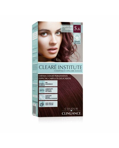Clearé Institute Colour Clinuance 5.6 Chocolate Cherry - Permanent Cream Hair Dye
