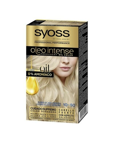 Permanent färg   Syoss Olio Intense Utan ammoniak Nº 10,50 Ljust askblont