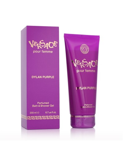 Versace Dylan Purple Parfumiertes Duschgel - Feuchtigkeitspflege und Duft 200ml
