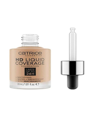 Flytande makeupbas Catrice HD Liquid Coverage Nº 050-rosy ash 30 ml