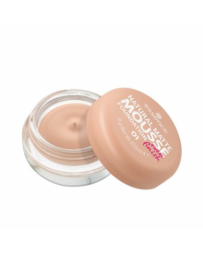 Essence Natural Matte Mousse - Base de Maquillaje Matificante 01 - 16g
