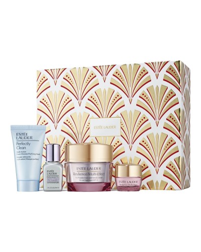 Estee Lauder Resilience Set Cosmetica Unisex - Antirughe & Idratazione - 4 Pezzi
