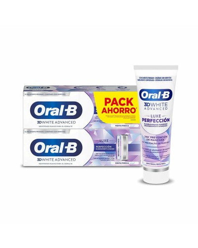 Oral-B 3D WHITE: Kit de Viaje Higiene Bucal - Cepillo & Pasta de Dientes

