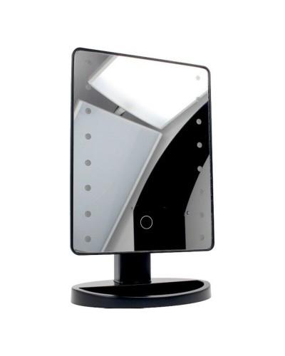 Carl&son Miroir Grossissant LED Maquillage - Lumière Naturelle & Rotation 360°
