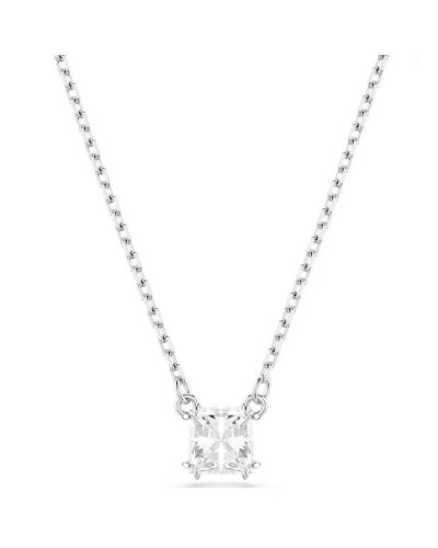 Swarovski Colgante Mujer Plateado - Cristales Brillantes - Idea Regalo
