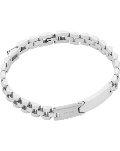 LIU JO Bracciale Uomo Argentato MLJ299 - Gioiello Elegante e Raffinato
