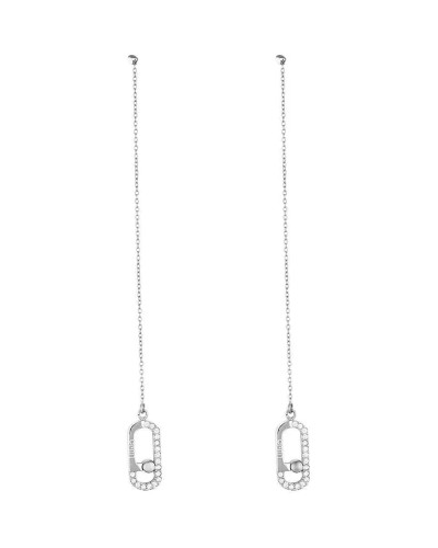 LIU JO Pendientes Mujer LJ1802 Plateados - Elegantes y Luminosos
