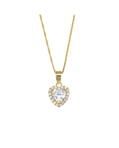 Amen Women's Necklace Tree of Life CLTICGB - 925 Silver Yellow Gold Plated
