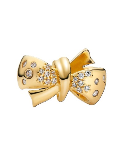 Breloque Pandora Femme Plaqué Or 14K - Design Élégant et Raffiné
