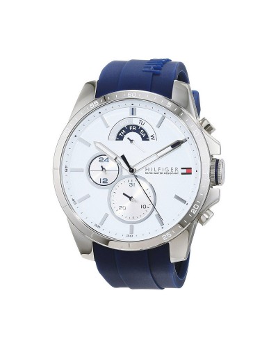 Tommy Hilfiger Decker Orologio Uomo Ø48mm - Cronografo Sportivo - Stile Casual
