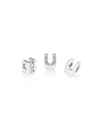 Pandora - Letter T Charm Sterling Silver 925 - For Bracelet and Necklace
