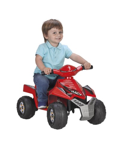 Quad Elettrico Feber 6V: 67x41x45cm - Moto per Bambini

