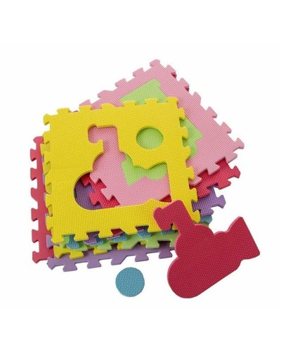 Holzpuzzle Kinder 9 Teile - Transportmittel 30x30 cm - Lernspielzeug 1+
