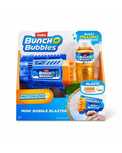 Zuru Bunch O Bubbles Mini Blaster - Blue Soap Bubble Gun 20cm
