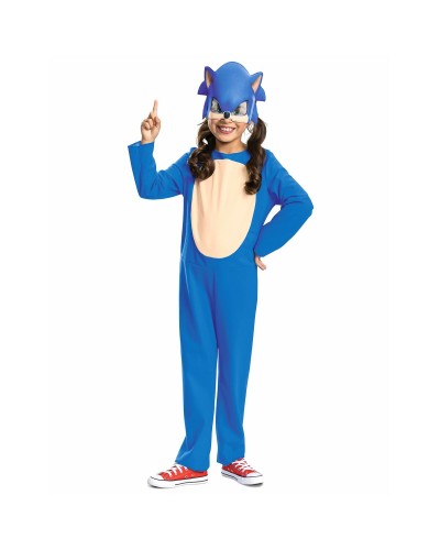 Sonic Costume for Kids 3-4 Years Old - Carnival Disguise Cosplay

