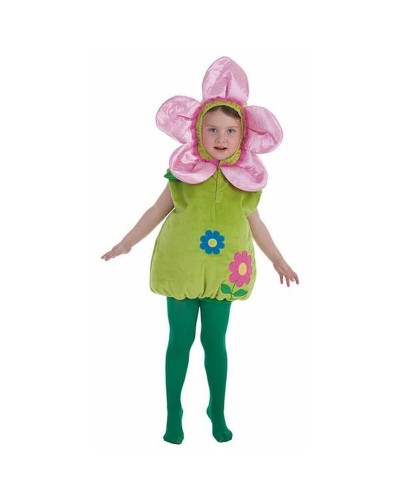 Costume Fille Fleur 5-6 Ans - Déguisement Carnaval et Fêtes Thématiques
