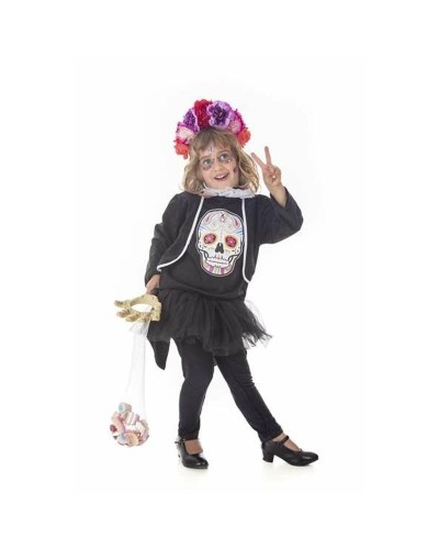 Maskeraddräkt för barn Catrina One size