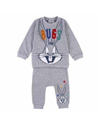 Joggingpak voor baby Looney Tunes Grijs