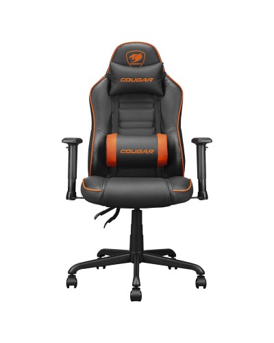 Cougar Fusion S: Silla Gaming Ergonómica Negro/Naranja - Comfort Pro
