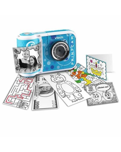 VTech Kidizoom Print: Cámara Digital para Niños + Impresión de Fotos Instantánea
