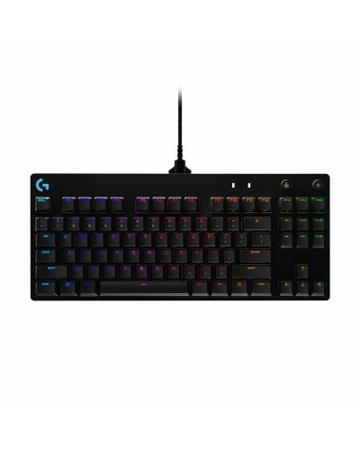 Tangentbord Logitech 920-010593 Svart RGB LED Qwerty Spanska spanska
