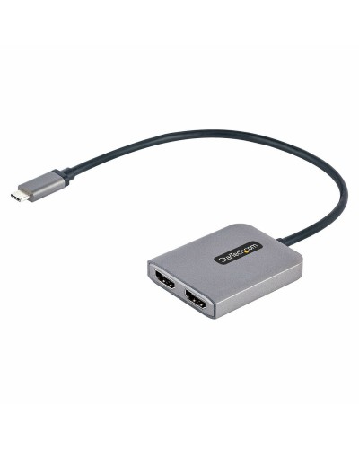 USB-keskitin Startech MST14CD122HD Harmaa Musta Musta/Harmaa