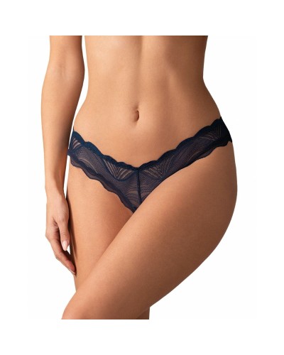 Obsessive Slip Femme Sensuel Dentelle Noire - Lingerie Raffinée
