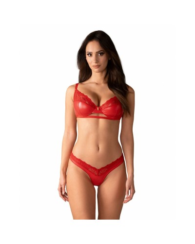 Obsessive Set Sensual Black Lace Lingerie - Elegant Women's Underwear
