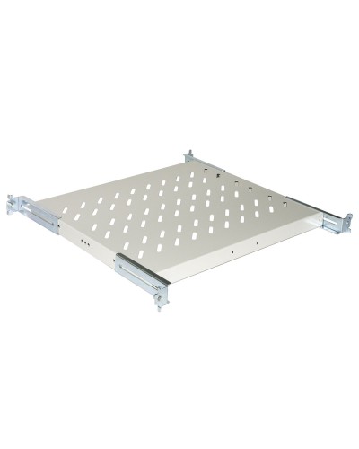 Link Ripiano Universale Per Armadio Rack 19'' Allungabile 370-450mm Con 4 Agganci Grigio