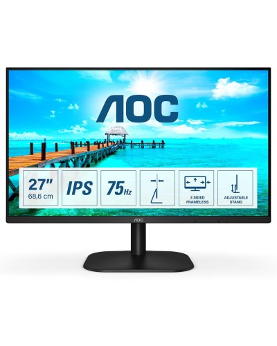 Aoc Monitor Flat 27'' BasiC-Line 27b2h 1920x1080 Pixel Full Hd Led Tempo Di Risposta 7 ms