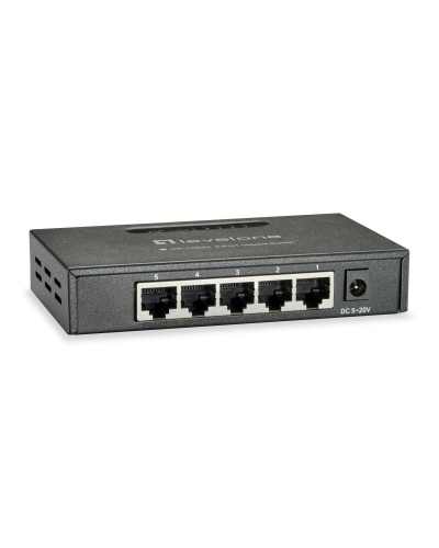 Levelone GeU-0523 Switch Di Rete Non Gestito Gigabit Ethernet 10-100-1000 Nero