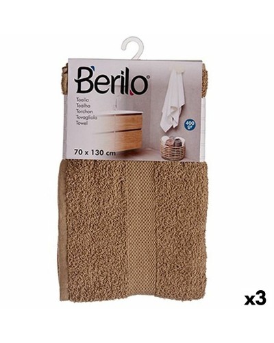 Badhanddoek Kameel 70 x 130 cm (3 Stuks)